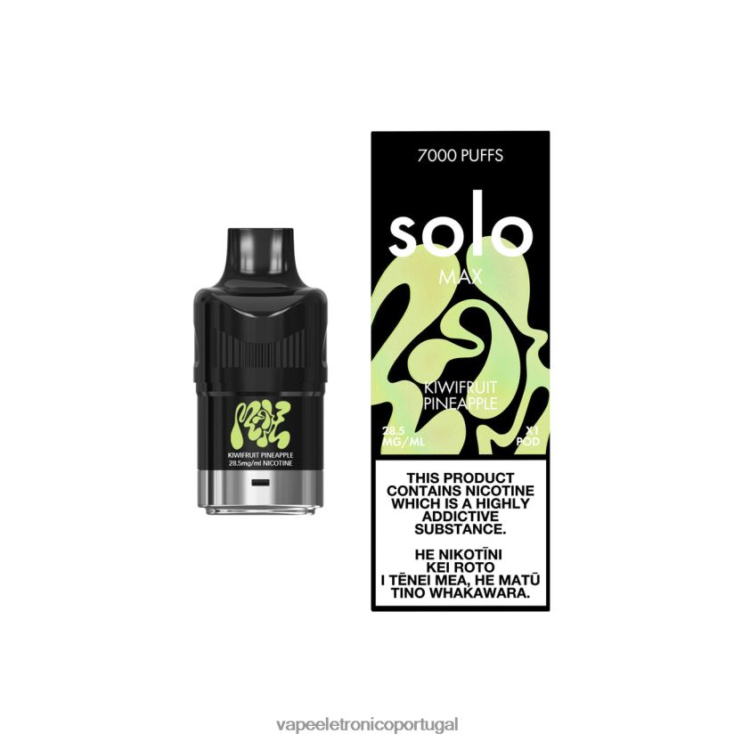 Vape Descartavel - Solo MAX vagem abacaxi kiwi BX28RB87