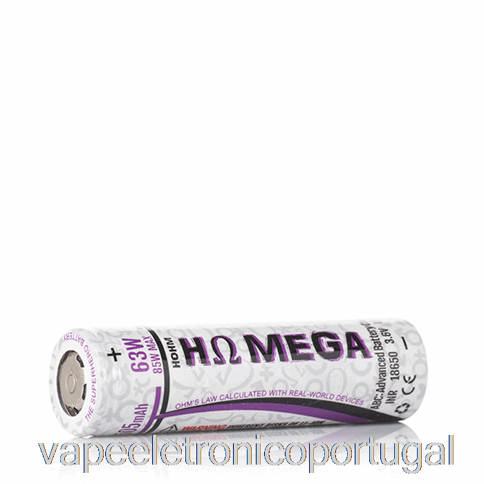 Vape Eletrônico Hohm Mega 18650 2505mah 22a Bateria única Bateria