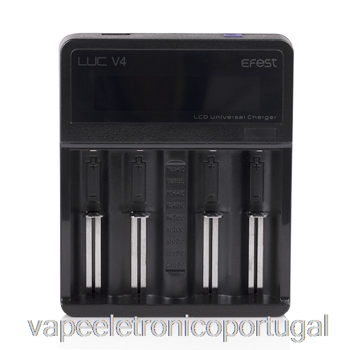 Vape Eletrônico Efest Luc V4 Carregador Lcd