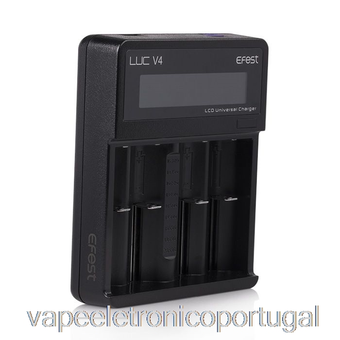 Vape Eletrônico Efest Luc V4 Carregador Lcd