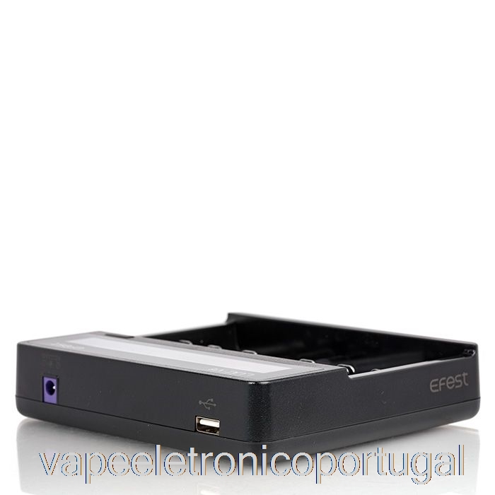 Vape Eletrônico Efest Luc V6 Carregador Universal Lcd De 6 Baias