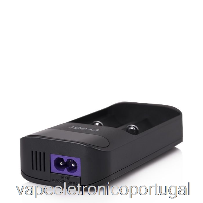 Vape Eletrônico Efest Exuberante Q2 Carregador De Bateria Led Inteligente De 2 Compartimentos