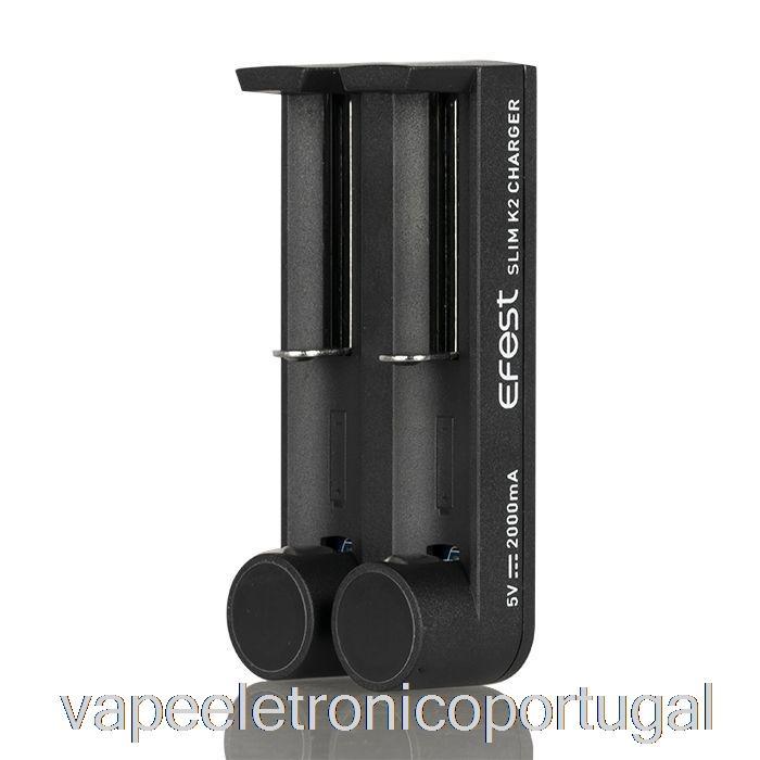 Vape Eletrônico Efest Slim K2 Carregador De Bateria De Dois Slots