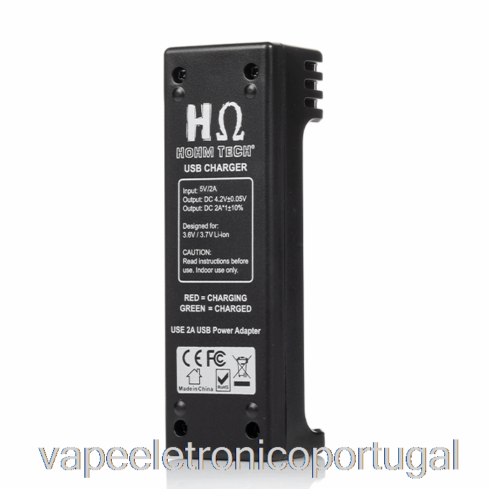Vape Eletrônico Hohm Tech School Uno 2a Carregador Usb