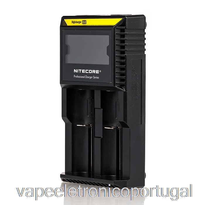 Carregador De Bateria Vape Eletrônico Nitecore D2 (2 Baias)