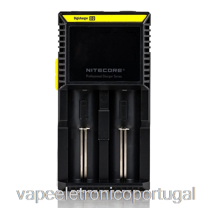 Carregador De Bateria Vape Eletrônico Nitecore D2 (2 Baias)