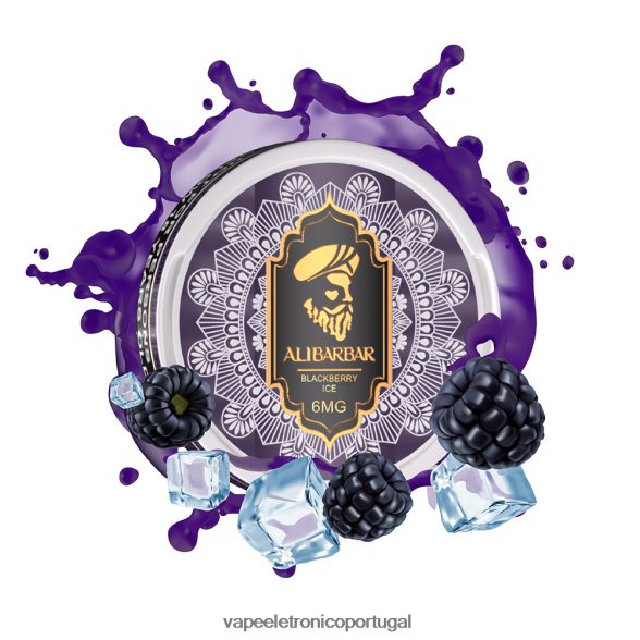 Alibarbar bolsas de nicotina gelo de morango e kiwi 46DN0X91 - Vape Portugal