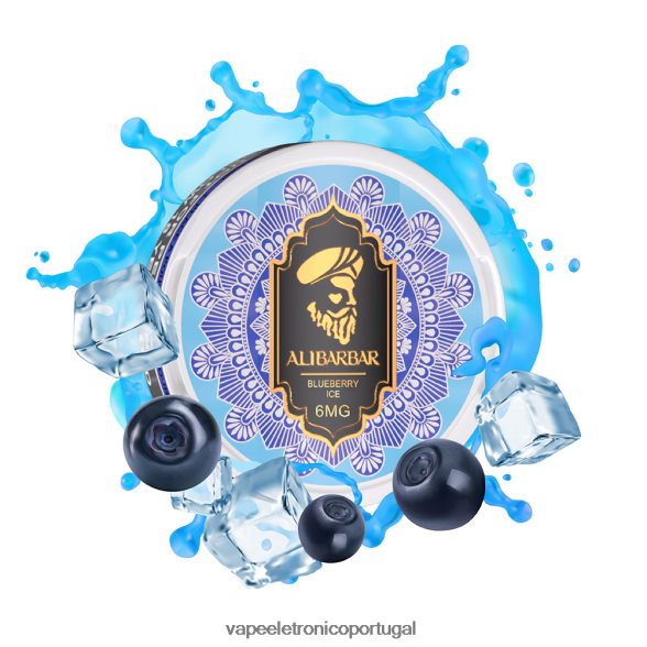 Alibarbar bolsas de nicotina romã cereja 46DN0X82 - Vape Descartavel