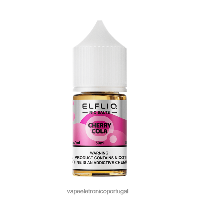 ELFBAR ELFLIQ Nic Salt 30ml Cherry Cola L206L614 Vape Eletronico