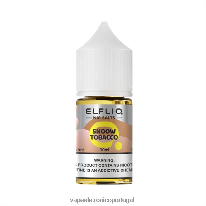 ELFBAR ELFLIQ Nic Salt 30ml Snoow Tobacco L206L627 Vape Descartavel