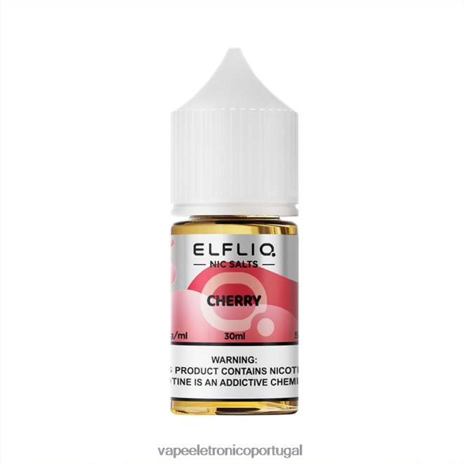 ELFBAR ELFLIQ Nic Salt 30ml cereja L206L613 Vape Recarregável