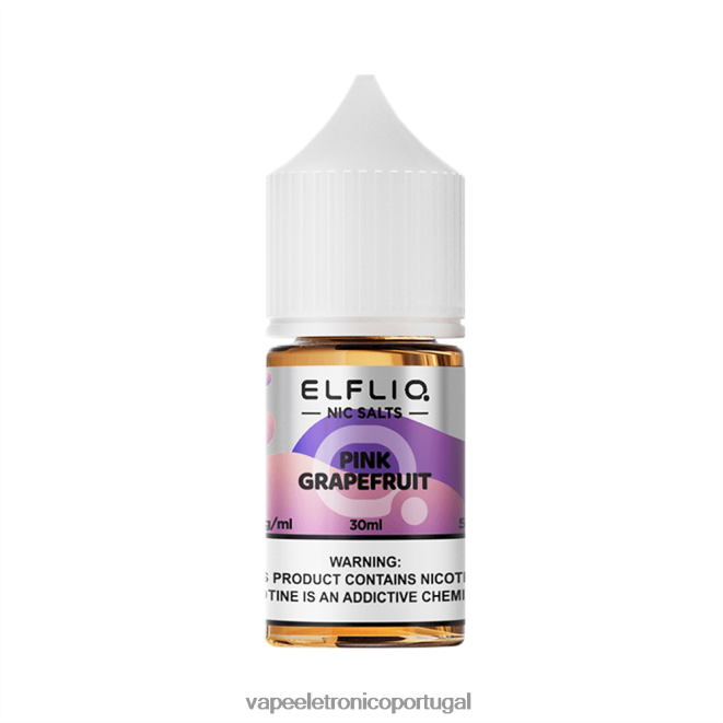 ELFBAR ELFLIQ Nic Salt 30ml toranja rosa L206L624 Vape Eletronico