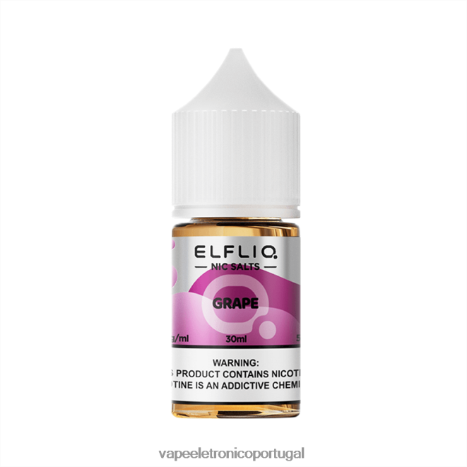 ELFBAR ELFLIQ Nic Salt 30ml uva L206L619 Vape Eletronico