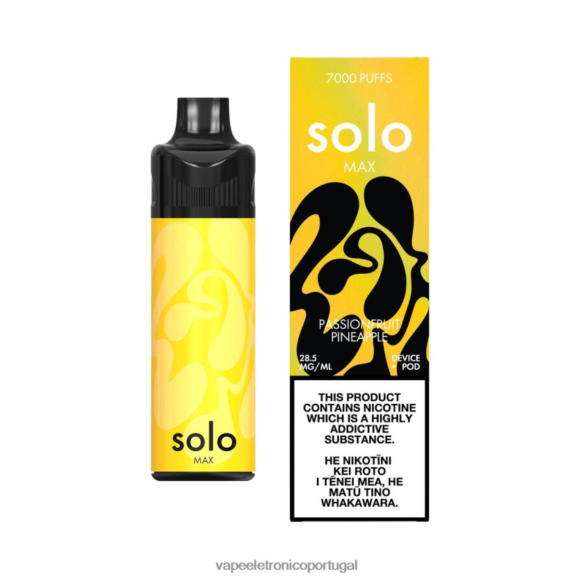 Vape Eletronico - Solo MAX conjunto de cápsulas abacaxi de maracujá BX28RB69