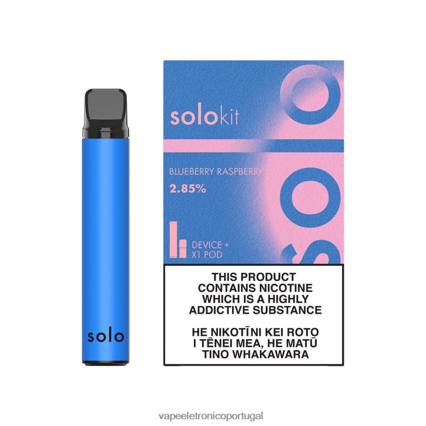 Vape Recarregável - Solo conjunto de cápsulas framboesa mirtilo BX28RB43