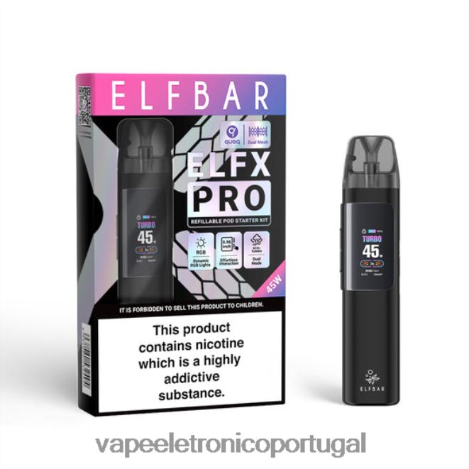 ELFBAR ELFX Pro dispositivo aberto azul L206L66 Vape Portugal