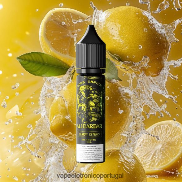 Alibarbar ônix para narguilé limão cítrico 46DN0X108 - Vape Recarregável