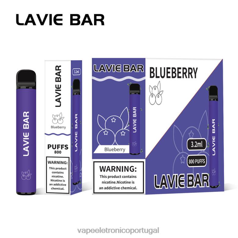 Líquidos Vape Portugal - LAVIE BAR 800 baforadas gelo de mirtilo 0P2FJ310
