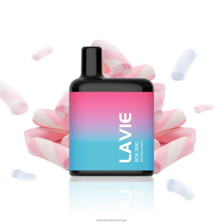 Líquidos Vape Portugal - LAVIE BOX 3500 baforadas algodão doce 0P2FJ210