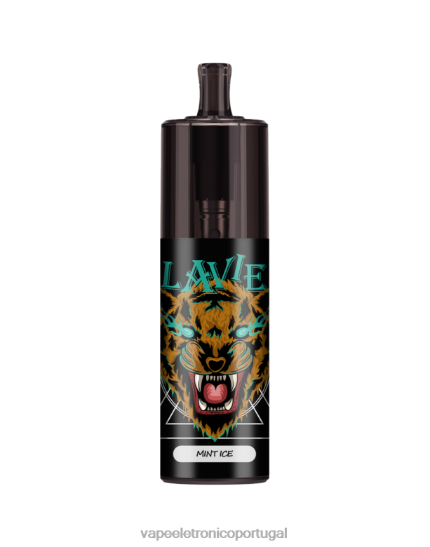 Líquidos Vape Portugal - LAVIE COLOUR BAR Controle de fluxo de ar de 10.000 baforadas gelo de menta 0P2FJ335
