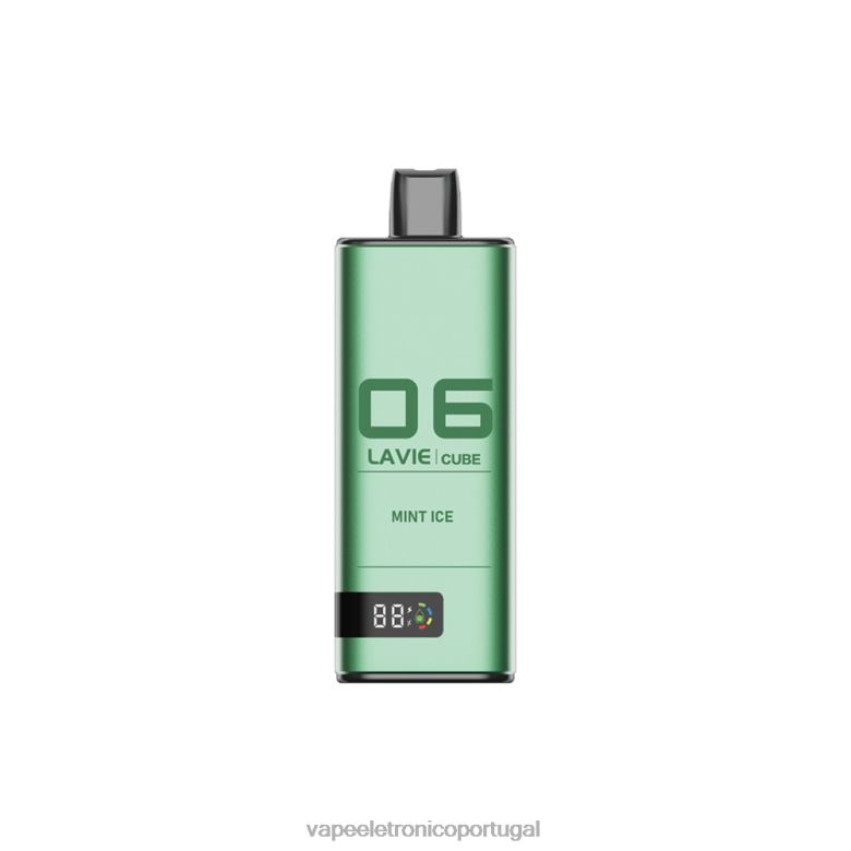 Líquidos Vape Portugal - LAVIE Cube 20.000 baforadas gelo de menta 0P2FJ40