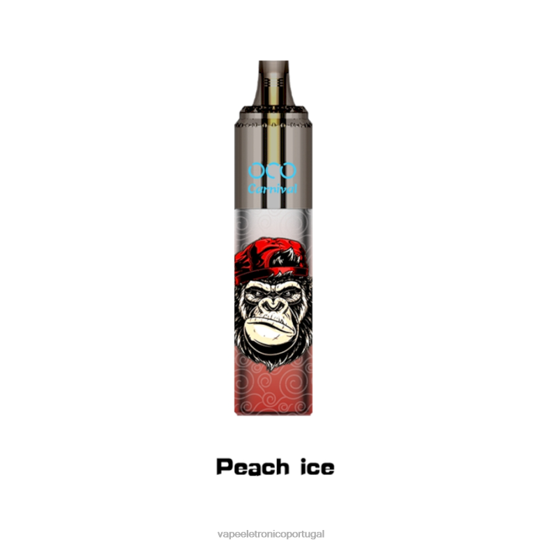 Líquidos Vape Portugal - LAVIE OCO carnaval 10.000 baforadas gelo de pêssego 0P2FJ355
