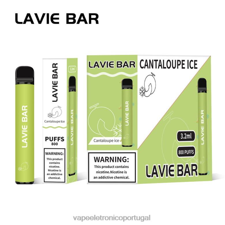 Vape Descartavel - LAVIE BAR 800 baforadas gelo de melão 0P2FJ317
