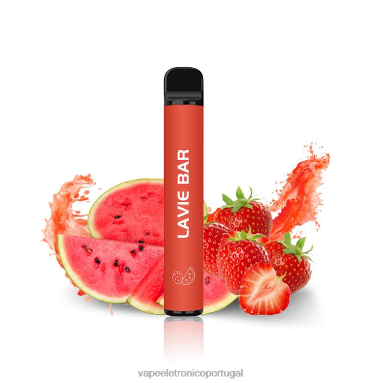 Vape Descartavel - LAVIE BAR Versão 2% 800 baforadas morango melancia 0P2FJ327