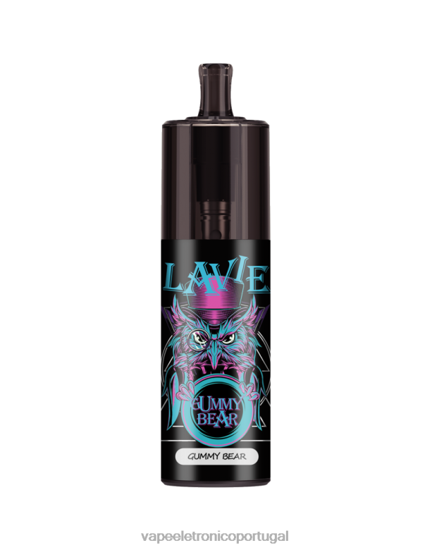 Vape Descartavel - LAVIE COLOUR BAR Controle de fluxo de ar de 10.000 baforadas ursinho de goma 0P2FJ337