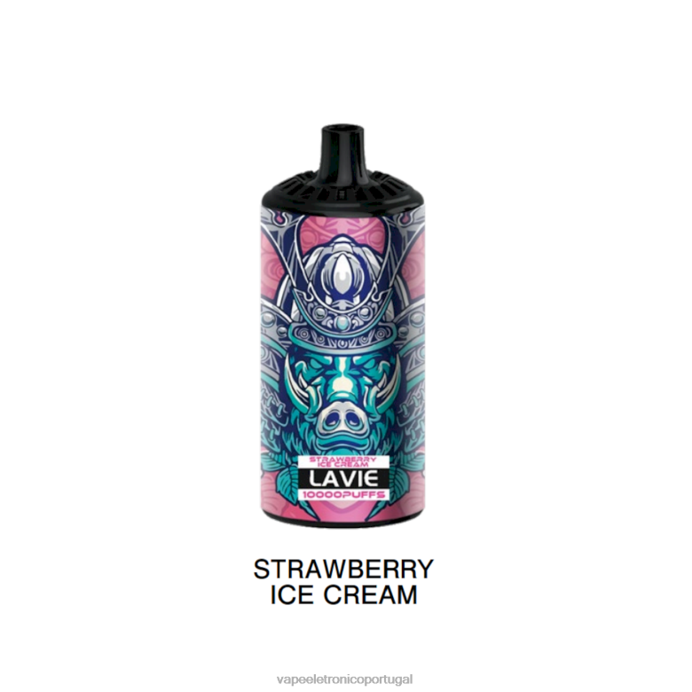 Vape Eletronico - LAVIE BEAST 10.000 baforadas sorvete de morango 0P2FJ369