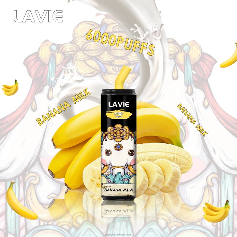 Vape Eletronico - LAVIE Coke BAR 6.000 baforadas leite de banana 0P2FJ274