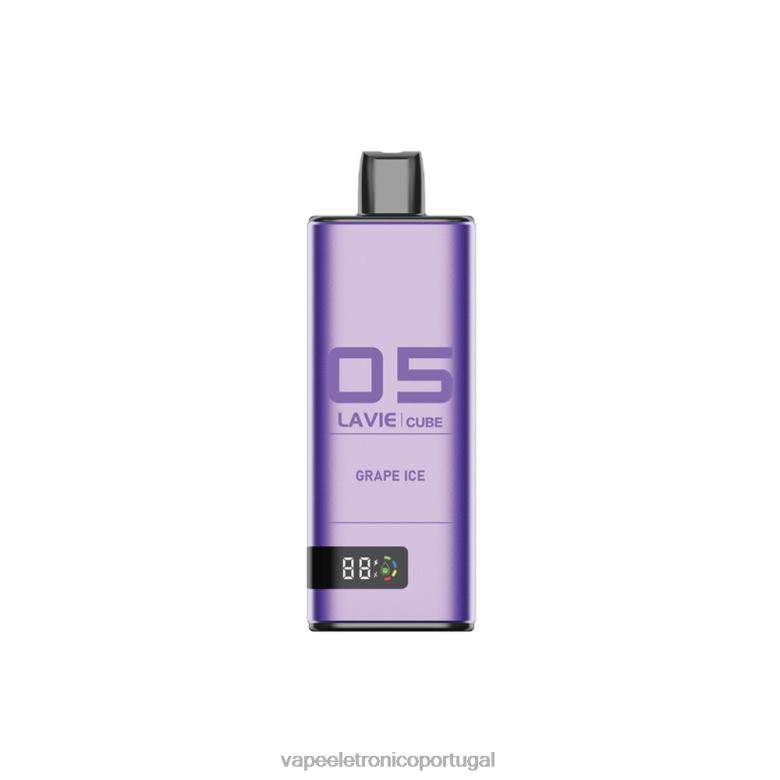 Vape Eletronico - LAVIE Cube 20.000 baforadas gelo de uva 0P2FJ39