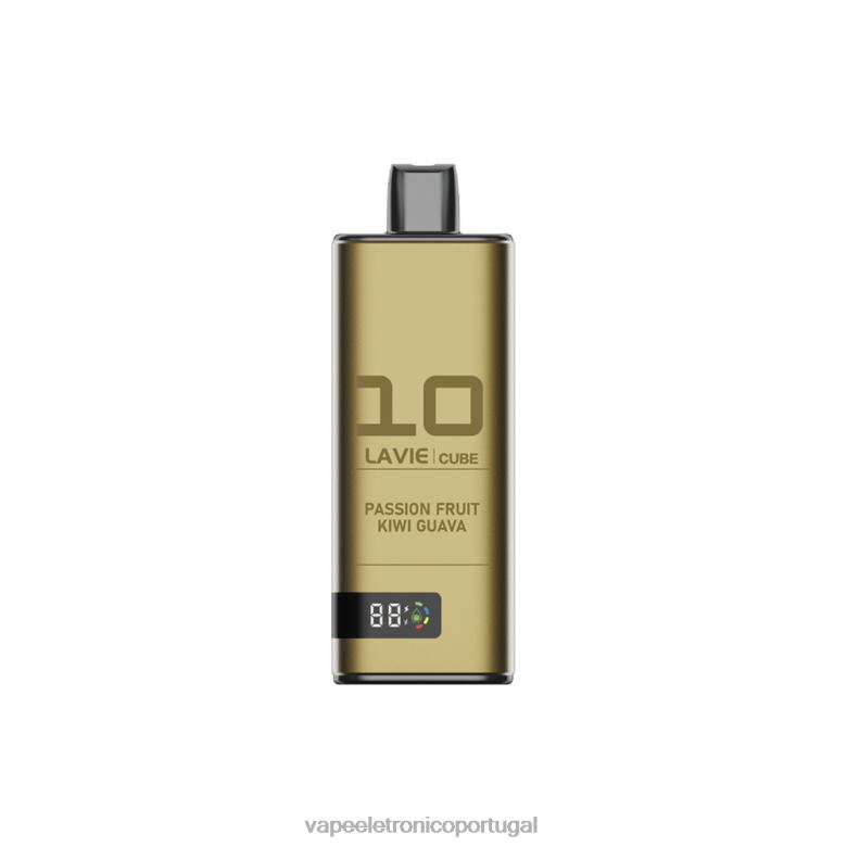 Vape Eletronico - LAVIE Cube 20.000 baforadas maracujá kiwi goiaba 0P2FJ44