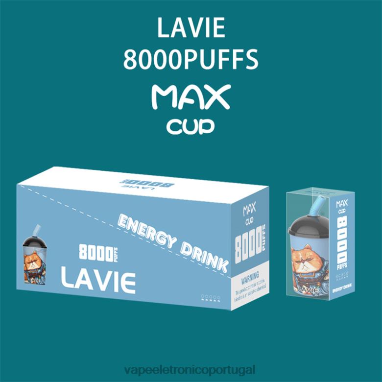 Vape Eletronico - LAVIE Max Cup 8.000 baforadas bebida energética 0P2FJ259