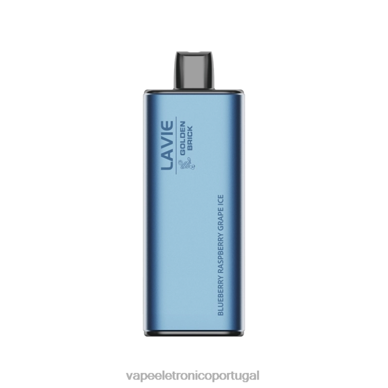 Vape Portugal - LAVIE GOLDEN BRICK 10.000 baforadas gelo de uva de framboesa de mirtilo 0P2FJ56