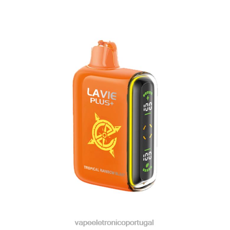 Vape Portugal - LAVIE PLUS 15.000 baforadas explosão de arco-íris tropical 0P2FJ96