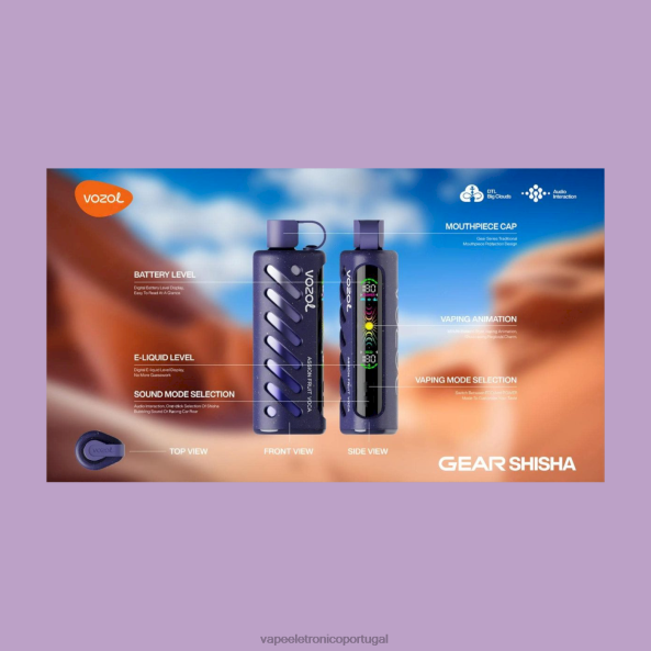 Vape Portugal - VOZOL shisha de engrenagem 25000 HHPB61