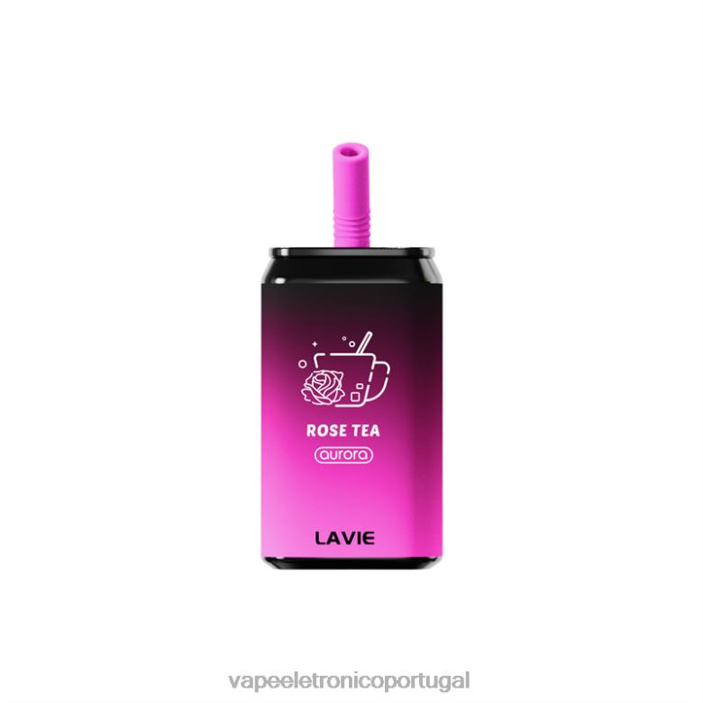 Vape Recarregável - LAVIE Aurora 11.000 baforadas chá de rosa 0P2FJ148