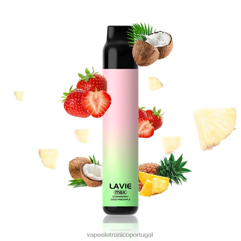 Vape Recarregável - LAVIE BAR 5.000 baforadas - máx. morango coco maçã 0P2FJ283