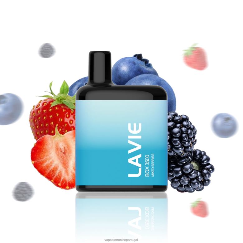 Vape Recarregável - LAVIE BOX 3500 baforadas frutas misturadas 0P2FJ213