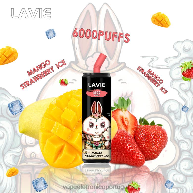 Vape Recarregável - LAVIE Coke BAR 6.000 baforadas gelo de manga e morango 0P2FJ273