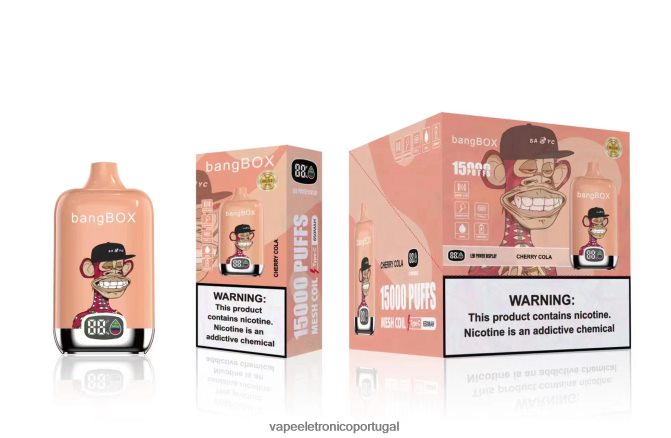 Líquidos Vape Portugal - Bang Box 15.000 baforadas cola de cereja BTPPHP40