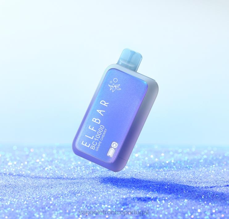 Líquidos Vape Portugal - ELFBAR BC10000 edição descartável vape sunit cereja de uva V6HLD5