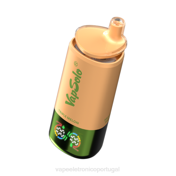 VapSolo Triple 30.000 baforadas morango, framboesa, melão triplo e abacaxi com manga azeda 28ZX6 Vape Portugal -