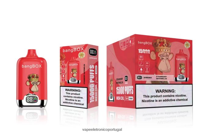 Vape Descartavel - Bang Box 15.000 baforadas melancia morango BTPPHP47