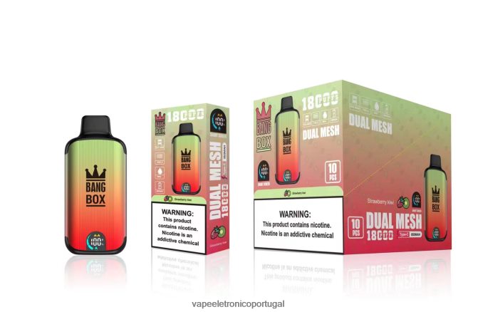 Vape Descartavel - Bang Box 18.000 baforadas kiwi morango BTPPHP92