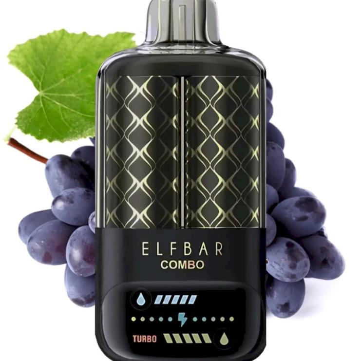Vape Descartavel - Elf Bar Combo 25.000 bebida de uva e maria V4X867