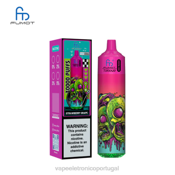 Vape Descartavel - Fumot Tornado 30k música uva morango L0TZ27