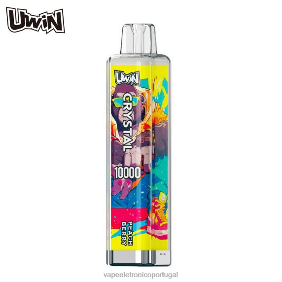Vape Descartavel - UWIN CRYSTAL 10.000 vapores descartáveis baga de pêssego DHT2612