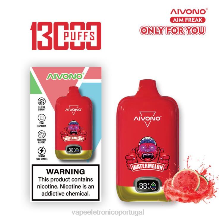 Vape Eletronico - Aivono AIM FREAK 13.000 melancia DD0P8244